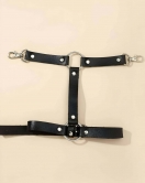 Tek Bacak Deri Jartiyer Harness - APFT962