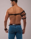 Tek Omuz Erkek Harness, Erkek Göğüs ve Omuz Harness - APFTM136