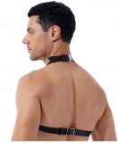 Zincirli Erkek Göğüs Deri Harness - APFTM96