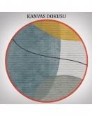 Soyut Tablo Seti 3 Parça Dekoratif Duvar Tablosu-AA-1