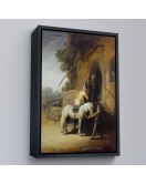 Çerçeveli Rembrandt - İyi Samiriyeli Tablo - The Good Samaritan-7430