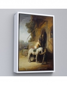 Çerçeveli Rembrandt - İyi Samiriyeli Tablo - The Good Samaritan-7430