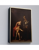 Çerçeveli Caravaggio - Madonna Ve Çocuk, Aziz Anne İle Tablo-7359