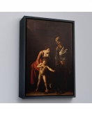 Çerçeveli Caravaggio - Madonna Ve Çocuk, Aziz Anne İle Tablo-7359