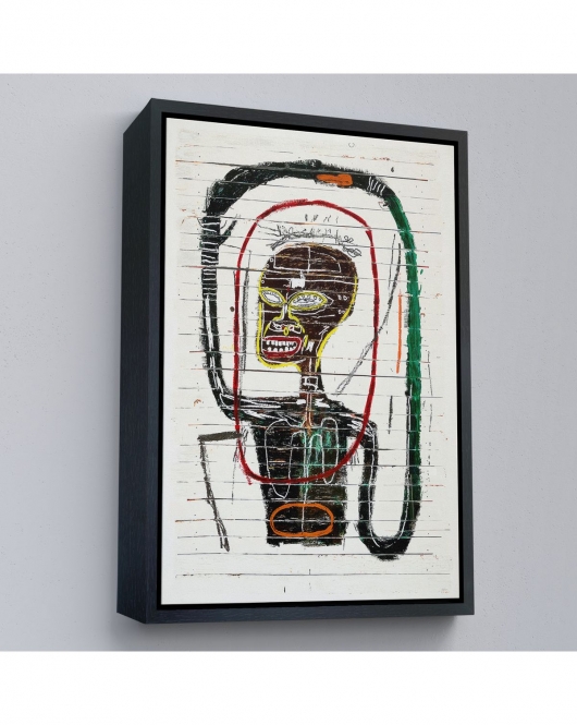 Çerçeveli Jean-Michel Basquiat - Flexible Tablo-7302