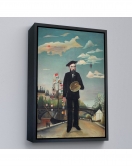 Çerçeveli Henri Rousseau Kendi Tablosu - Self-Portrait-7361