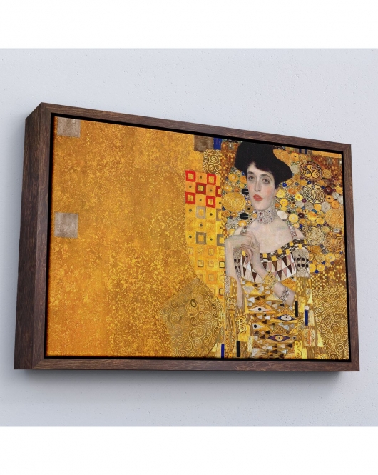 Çerçeveli Gustav Klimt - Altınlı Kadın Tablosu - The 'Woman İn Gold'-7088