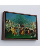 Çerçeveli Henri Rousseau Bağımsızlığın 100. Yıl Kutlamaları Tablo-7043