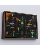 Çerçeveli Paul Klee - Sihirli Balık Tablo - Fish Magic-7109