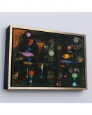 Çerçeveli Paul Klee - Sihirli Balık Tablo - Fish Magic-7109