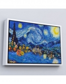 Çerçeveli Vincent Van Gogh - Yıldızlı Geceler Tablo - Starry Night-7172