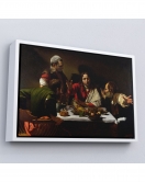 Çerçeveli Caravaggio - Emmaus'Ta Akşam Yemeği Tablo - Supper At Emmaus-7137