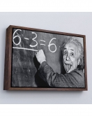 Çerçeveli Albert Einstein Tablosu-7246