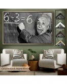 Çerçeveli Albert Einstein Tablosu-7246