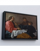 Çerçeveli Diego Velázquez - Emmaus'Ta Akşam Yemeği Tablo - The Supper At Emmaus-7145