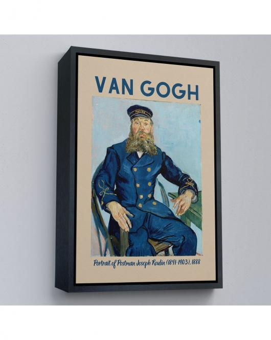 Çerçeveli Vincent Van Gogh – Postacı Joseph Roulin’İn Portresi Tablo-8051