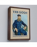 Çerçeveli Vincent Van Gogh – Postacı Joseph Roulin’İn Portresi Tablo-8051