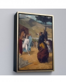 Çerçeveli Edgar Degas - İskender Ve Bucephalus Tablosu-8056