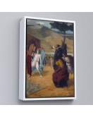 Çerçeveli Edgar Degas - İskender Ve Bucephalus Tablosu-8056