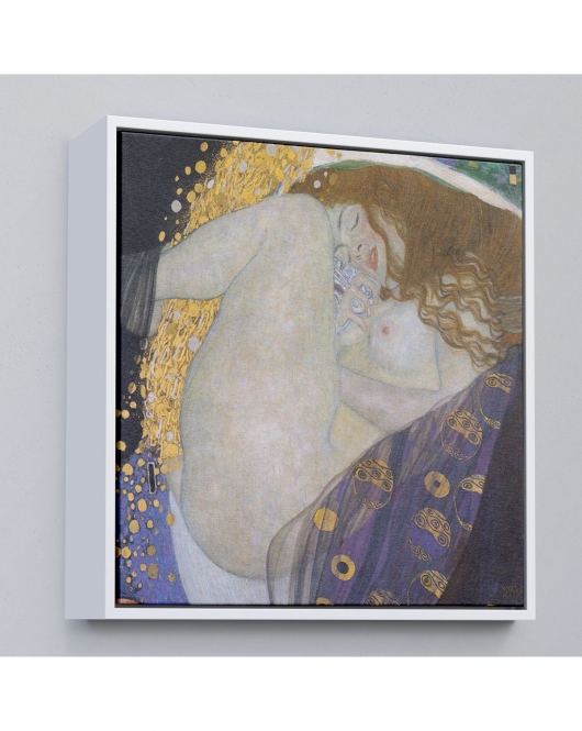 Çerçeveli Gustav Klimt'İn Danae Tablosu-8318