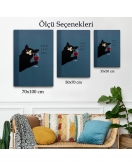 Çerçeveli Fuck That Shit Kedi Tablosu-7941