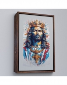 Çerçeveli Hz İsa Tablosu - Jesus-7927