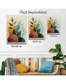 Çerçeveli İskandinav Tarzı Soft Çiiçekler Tablo-7590