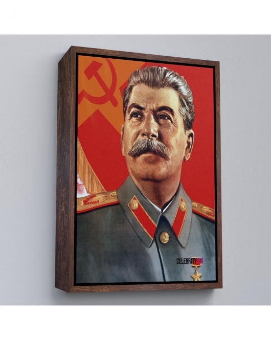 Çerçeveli Joseph Stalin Rusya Ve Sovyetler Birliği Sscb Tablo-7683