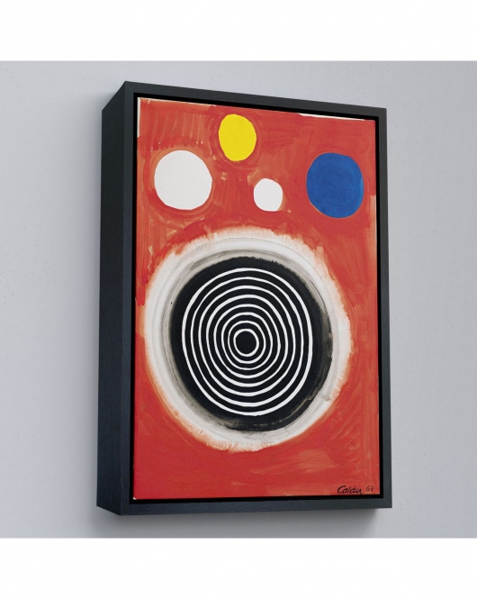 Çerçeveli Alexander Calder - Eşmerkezli Bulutsu Tablo - Concentric Nebula-8103