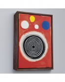 Çerçeveli Alexander Calder - Eşmerkezli Bulutsu Tablo - Concentric Nebula-8103