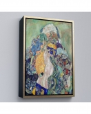 Çerçeveli Gustav Klimt - Bebek Beşiği Tablo - Baby Cradle-8073