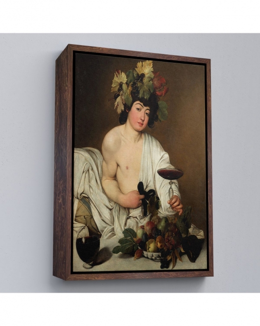 Çerçeveli Caravaggio - Bacchus Tablo-8074