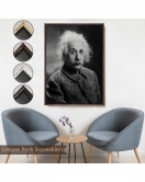 Çerçeveli Albert Einstein Tablo-7845