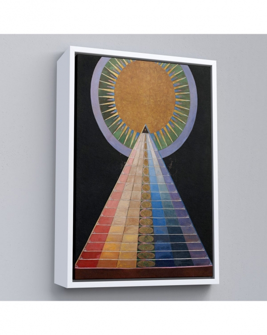 Çerçeveli Hilma Af Klint - Altarpiece, Grup X, Sayı 1 Tablosu-8058