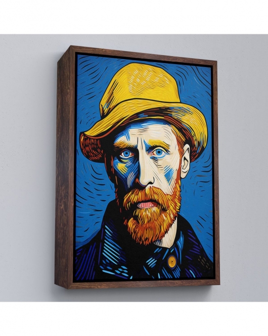 Çerçeveli Vincent Van Gogh Portre Tablosu-7752