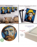 Çerçeveli Vincent Van Gogh Portre Tablosu-7752