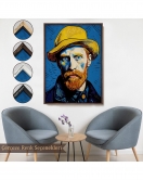 Çerçeveli Vincent Van Gogh Portre Tablosu-7752