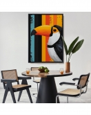 Çerçeveli Toucan Kuşu Tablo-7587