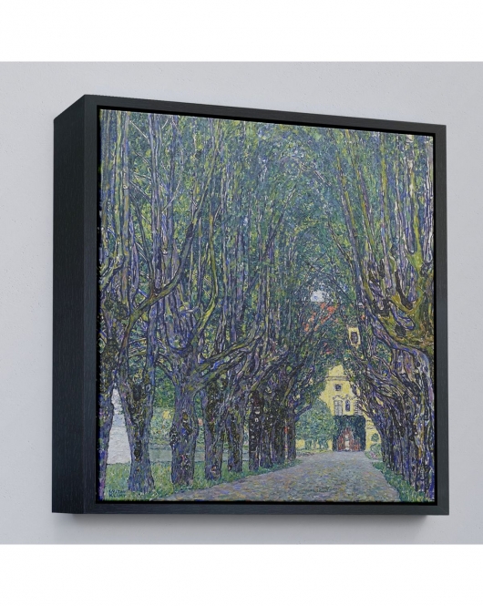 Çerçeveli Allee At Schloss Kammer, Gustav Klimt Tablosu-8342