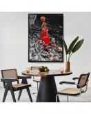 Çerçeveli Michael Jordan Smaç Tablosu-7736