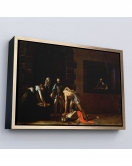 Çerçeveli Vaftizci Yahya'Nın Kesilmesi Tablo-Caravaggio-The Beheading Of St John The Baptist-7139