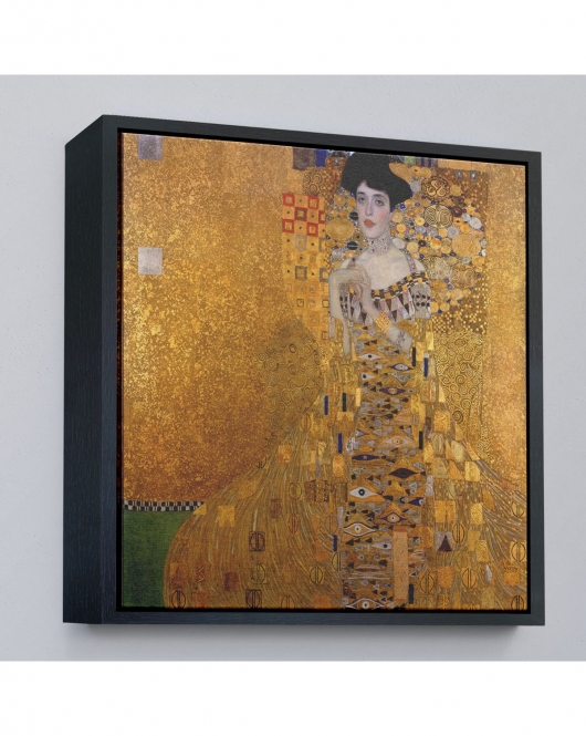 Çerçeveli Gustav Klimt Adele Bloch'Un Altın Kadın Tablosu-8324