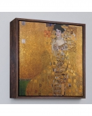 Çerçeveli Gustav Klimt Adele Bloch'Un Altın Kadın Tablosu-8324