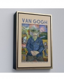 Çerçeveli Vincent Van Gogh - Bildnis'İn Babası Tanguy Tablo-8050