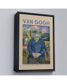 Çerçeveli Vincent Van Gogh - Bildnis'İn Babası Tanguy Tablo-8050