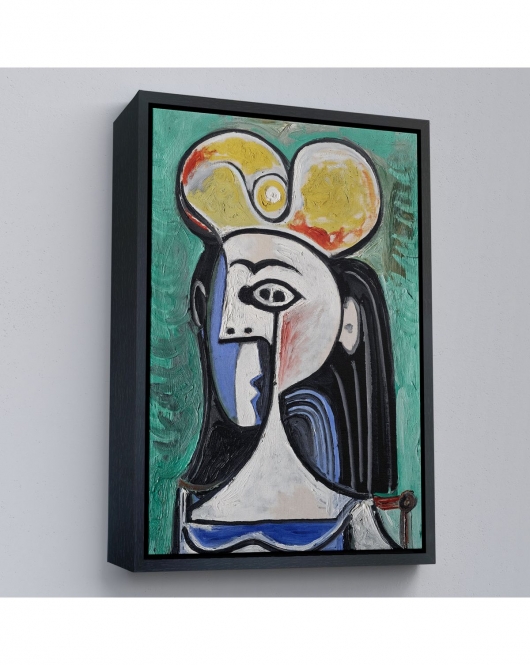 Çerçeveli Pablo Picasso - Jaqueline Roque Portre Tablosu-8087