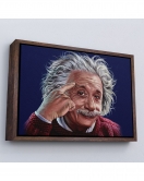 Çerçeveli Albert Einstein Tablosu-7252