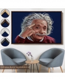 Çerçeveli Albert Einstein Tablosu-7252