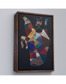 Çerçeveli Wassily Kandinsky - İdam Edilen Ohne Titel Tablo-7497