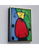 Çerçeveli Joan Miro - Suyut Kadın Tablosu-7299